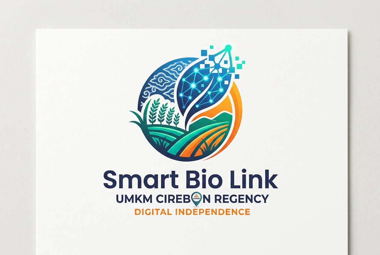 Logo Smart Bio Link UMKM Cirebon